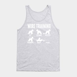 Wire Fox Terrier Training Boxer Dog Tricks Tank Top